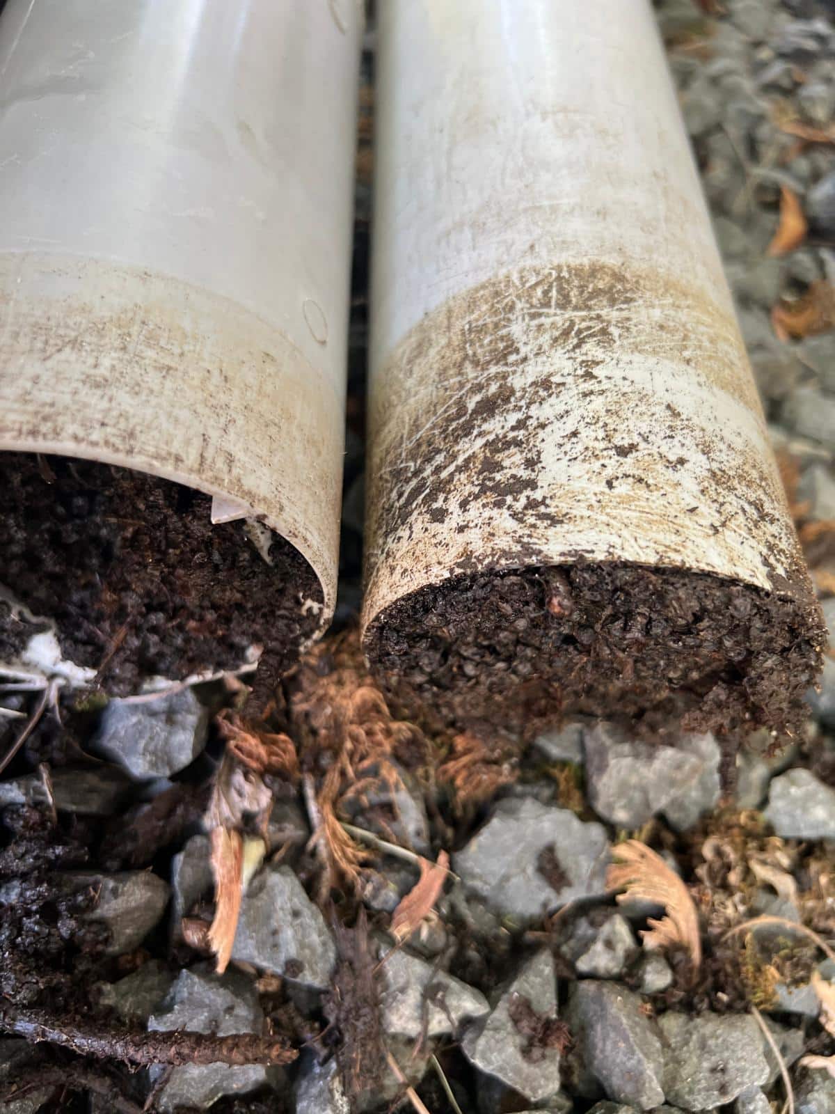 Blocked Rainwater Downpipe Blocked Rainwater Downpipe